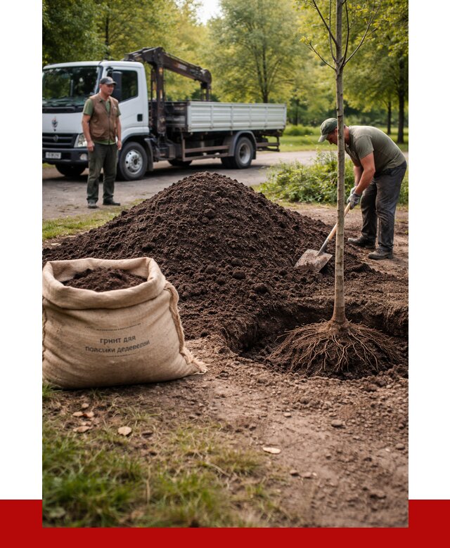 Грунт для посадки деревьев в Усинске от 1229 р. | ПРОНЕРУДСнс