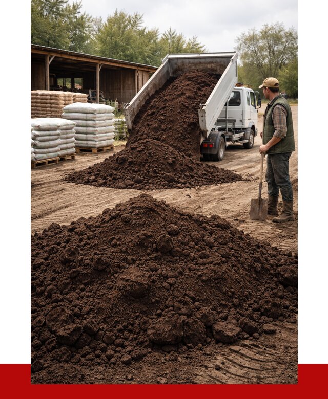 Купить торф с доставкой в Усинске от 4300 р. за куб | ПРОНЕРУДСнс