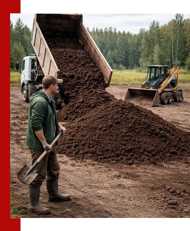 Купить верховой торф с доставкой в Усинске для садоводства и растений