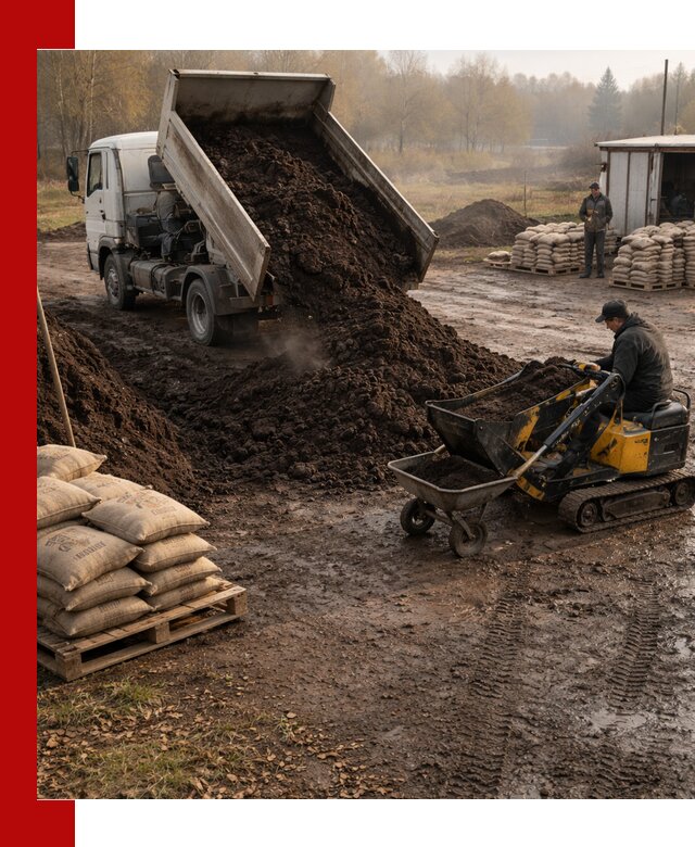 Кислый торф в доставке по выгодным ценам в Усинске