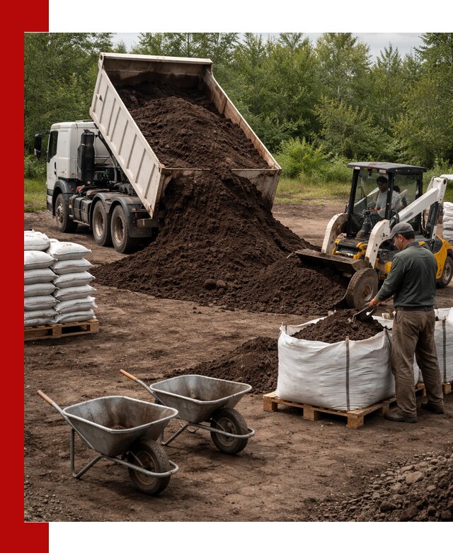 Доставка и продажа торфогрунта в Усинске оптом и в розницу