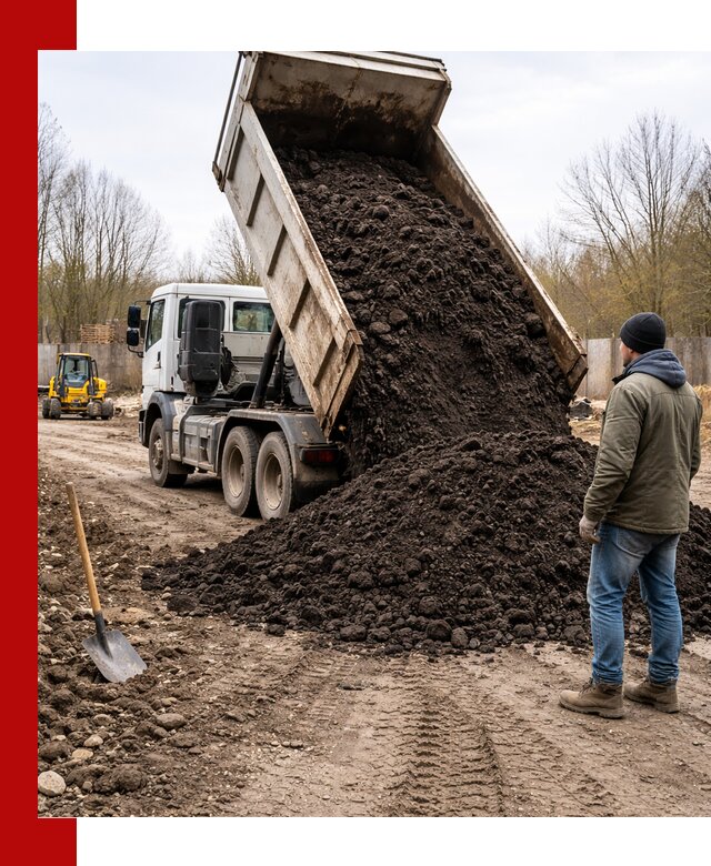 Доставка чернозема навалом в Усинске быстро и выгодно