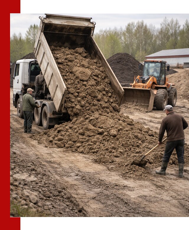 Доставка глин и суглинков в Усинске оптом и вкрай