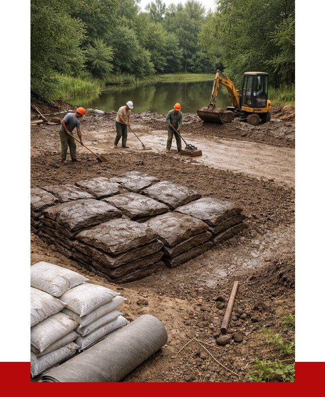 Купить глину для пруда в Усинске от 4607 р. с доставкой | ПРОНЕРУДСнс