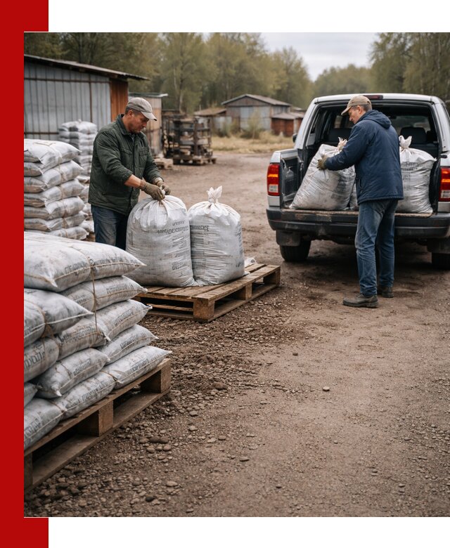 Купить конский навоз в мешках с доставкой в Усинске