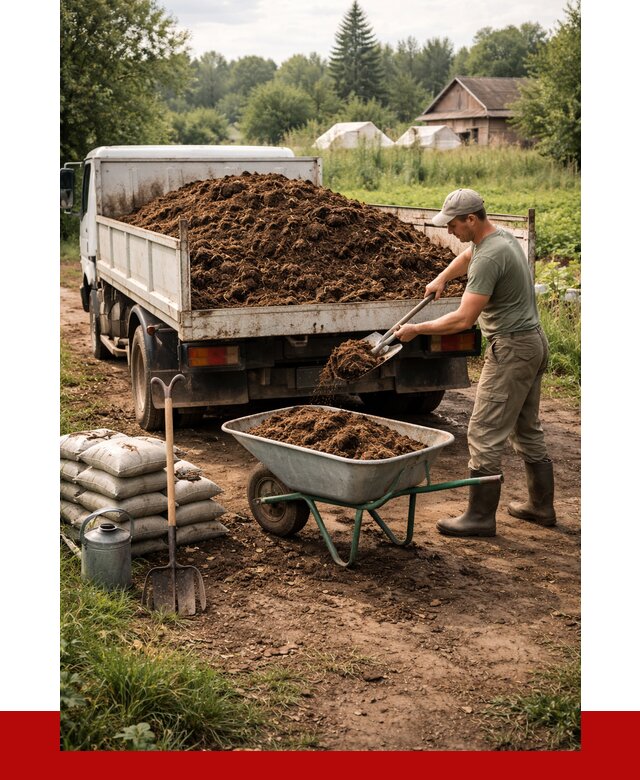 Купить коровий навоз с доставкой в Усинске от 1843 р. | ПРОНЕРУДСнс