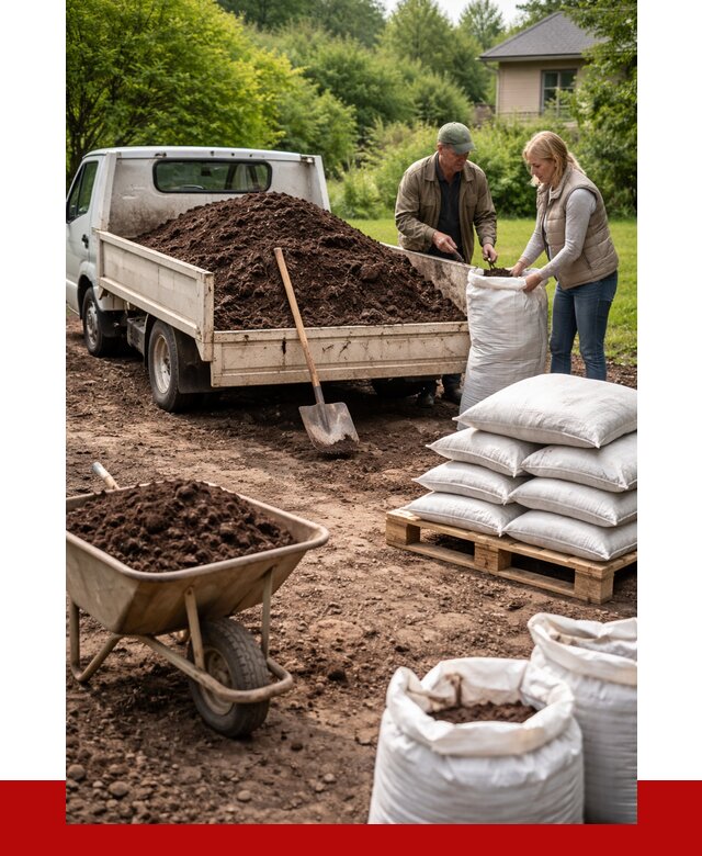 Перегной в мешках с доставкой в Усинске от 2252 р. | ПРОНЕРУДСнс