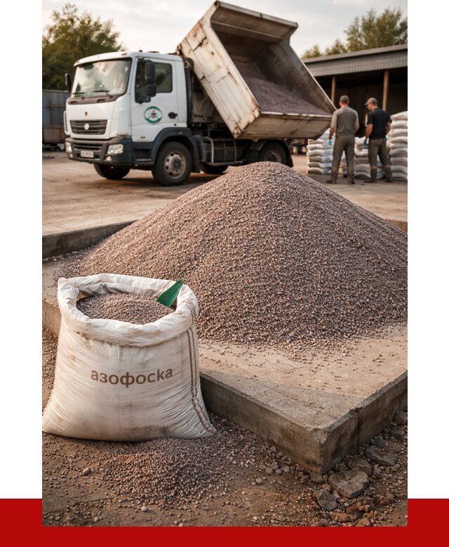 Купить азофоска в Усинске с доставкой от 1229 р. за куб | ПРОНЕРУДСнс