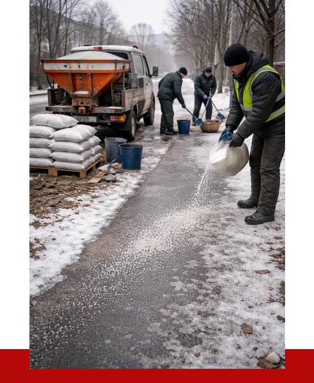 Реагент против гололеда в Усинске с доставкой от 4607 р. | ПРОНЕРУДСнс