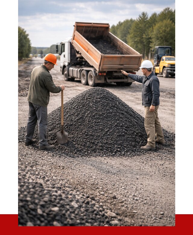 Купить асфальтовую крошку для дорог в Усинске от 4300 р. | ПРОНЕРУДСнс