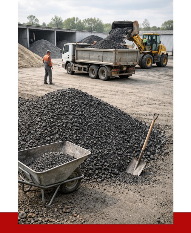 Асфальтный гранулят в Усинске с доставкой от 4300 р. | ПРОНЕРУДСнс