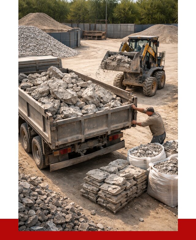 Купить бой бетона с доставкой в Усинске от 4914 р. | ПРОНЕРУДСнс