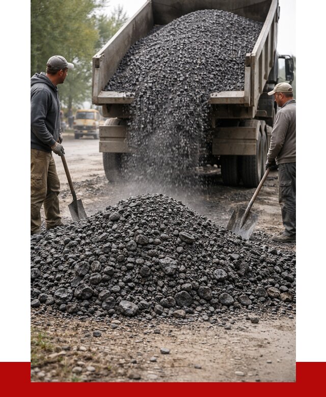 Дробленый асфальт в Усинске от 2867 р. с доставкой | ПРОНЕРУДСнс