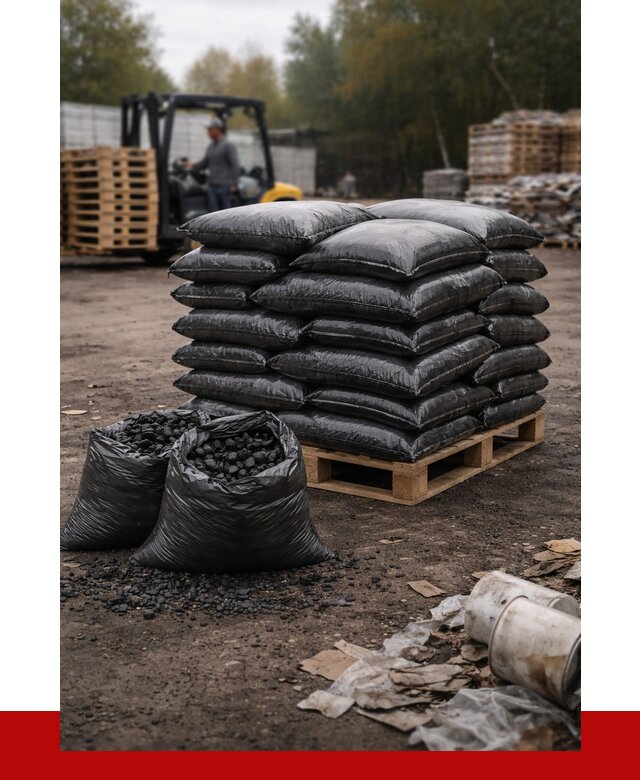Купить уголь в мешках с доставкой в Усинске от 7679 р. | ПРОНЕРУДСнс