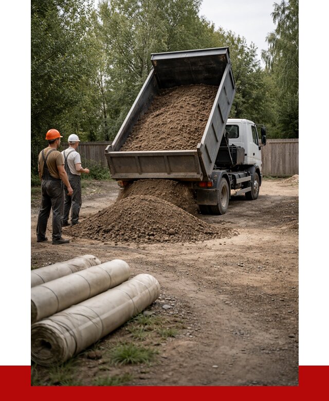 Доставка сыпучих материалов самосвалом в Усинск от 4300 р. | ПРОНЕРУДСнс