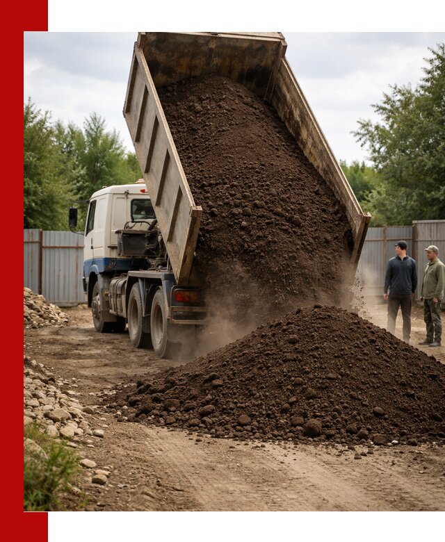 Доставка самосвалом 10 кубов в Усинске быстро и надёжно