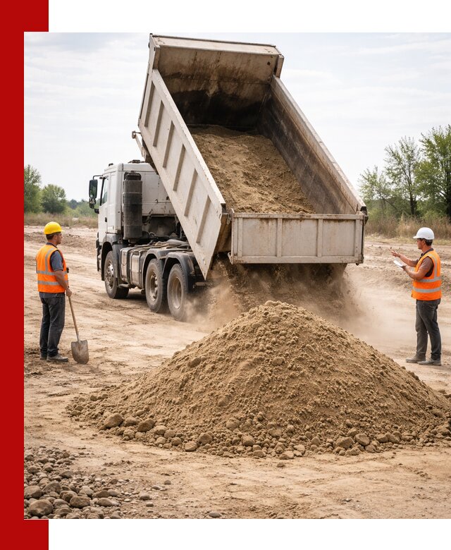 Доставка самосвалом 15 кубов в Усинске за город и по городу