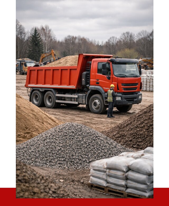 Доставка самосвалом 25 кубов в Усинске от 7679 р. | ПРОНЕРУДСнс