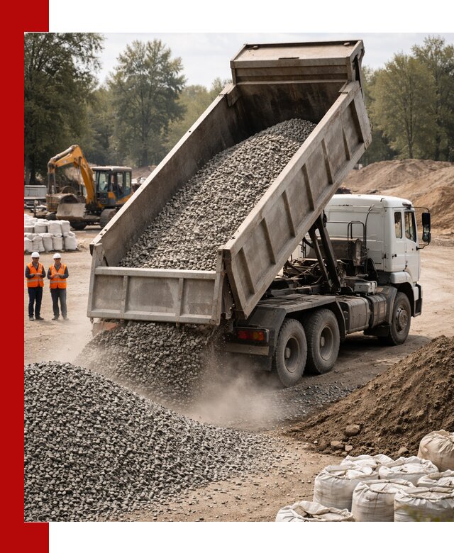 Аренда самосвала в Усинске для доставки сыпучих и нерудных материалов