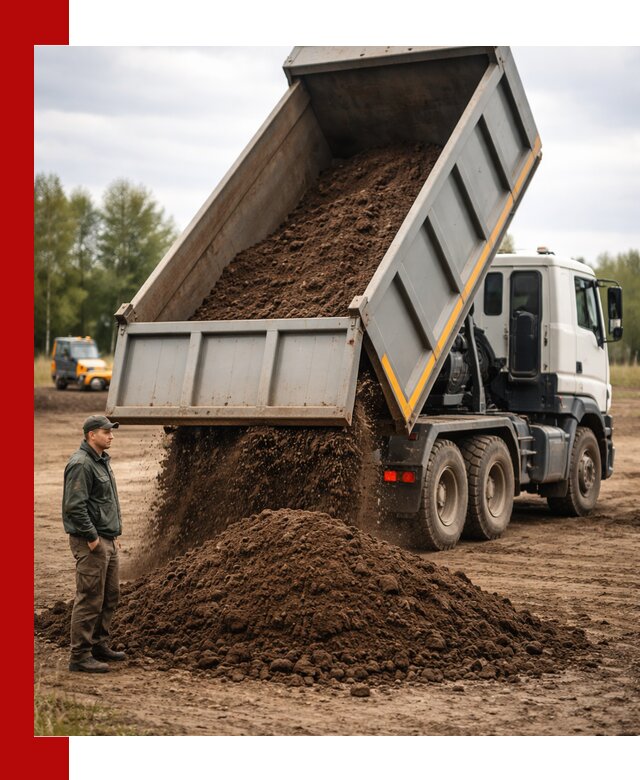 Аренда самосвала с водителем в Усинске для сыпучих грузов и навоза
