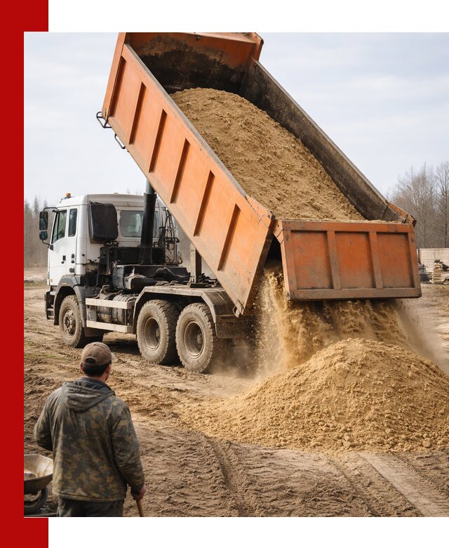 Аренда самосвала 20 тонн для перевозки грузов в Усинске