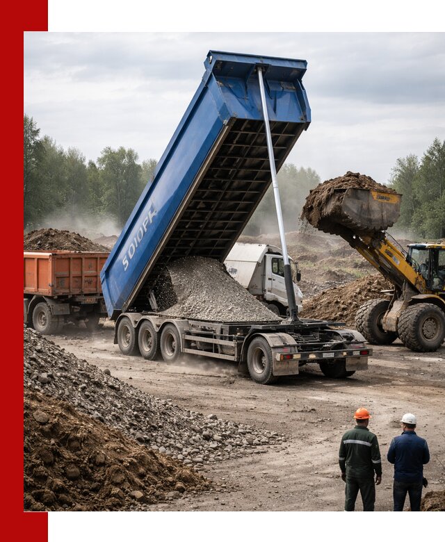 Аренда тонар 40 тонн в Усинске с доставкой материалов