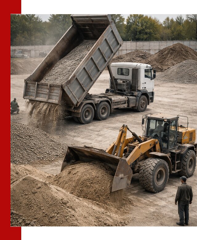 Перевозка сыпучих грузов самосвалами и бортовыми в Усинске