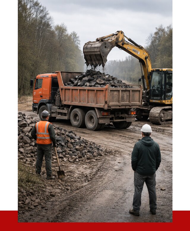 Вывоз асфальта в Усинске от 4607 р. самосвалом ПРОНЕРУДСнс