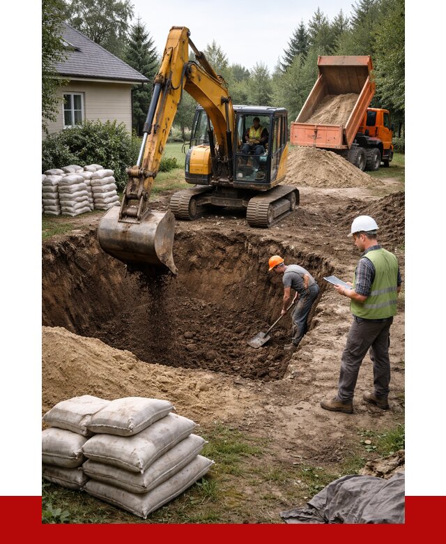 Рытье котлована в Усинске быстро от 4607 р. ПРОНЕРУДСнс