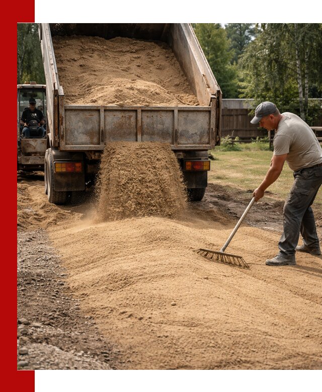 Отсыпка участка песком в Усинске быстро и качественно
