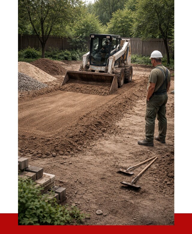 Выравнивание участка под ключ в Усинске от 3583 р. | ПРОНЕРУДСнс